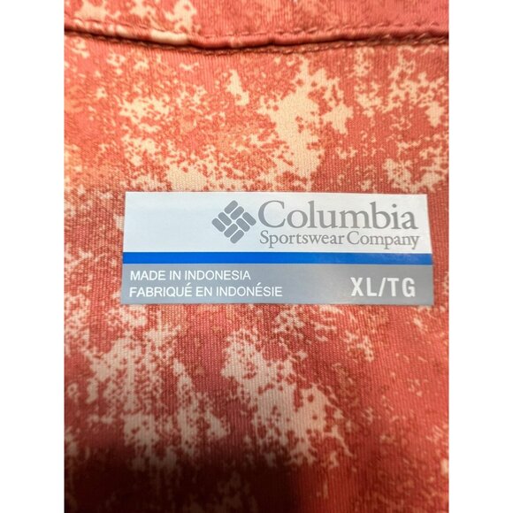 Columbia Women's Sleeveless Cold Bay Tank Dress Stretch Size XL Rusty Printed - Picture 3 of 10